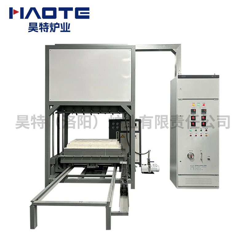 真（zhēn）空氣氛升降爐1700℃尺（chǐ）寸1000X600X600絲杆升降灰白單爐車