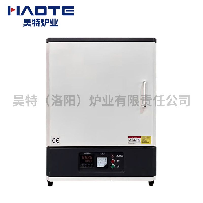 電阻絲加熱1200度馬弗（fú）爐400x300x300箱式黑白配色